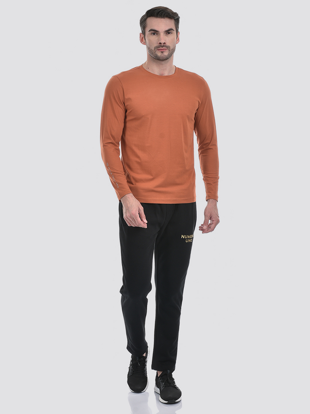 Numero Uno Men Typographic Regular Fit Trackpants